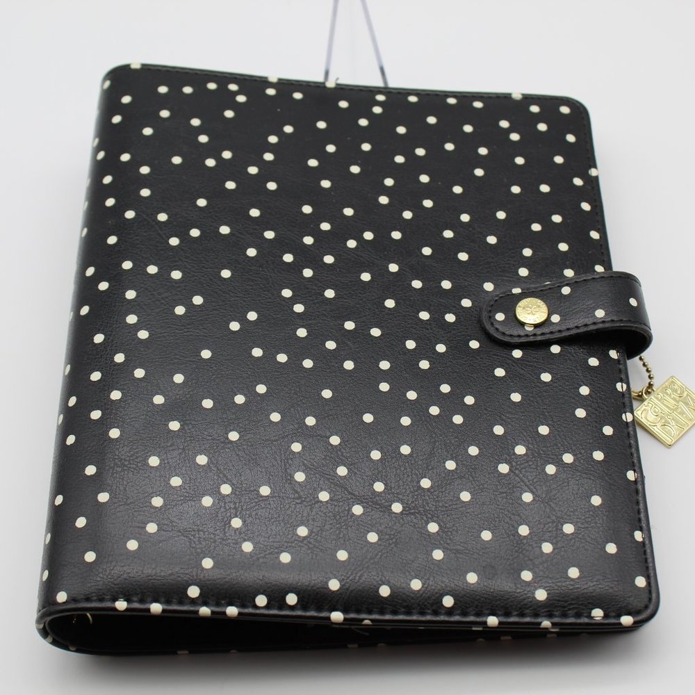 NEW Carpe Diem Black Polka Dot A5 Planner